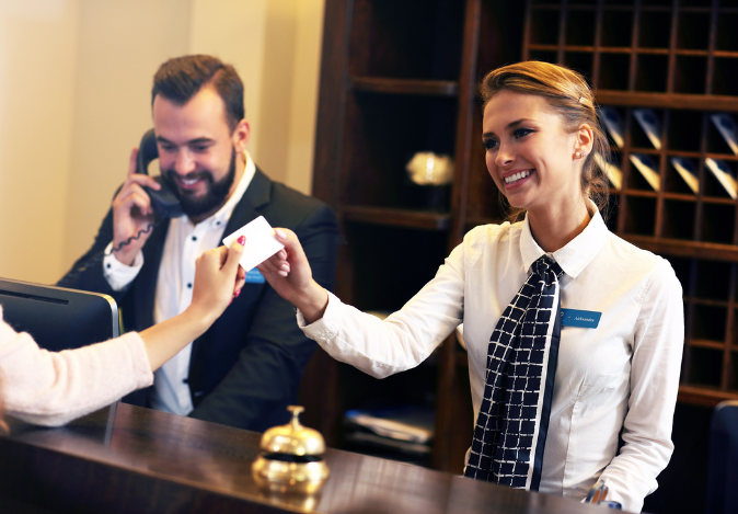 recepcionista de hotel